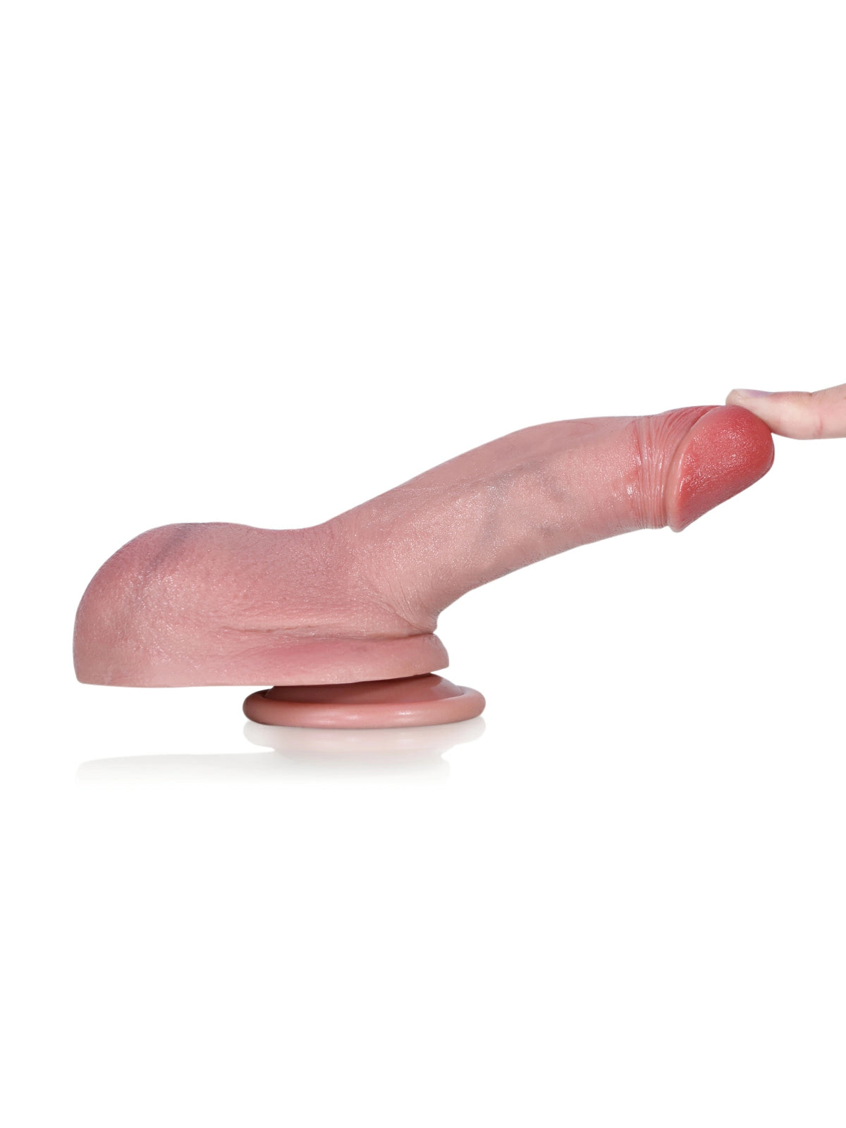 Julian | Kompakter realistischer Dildo mit großen Hoden für Einsteiger | 16 cm