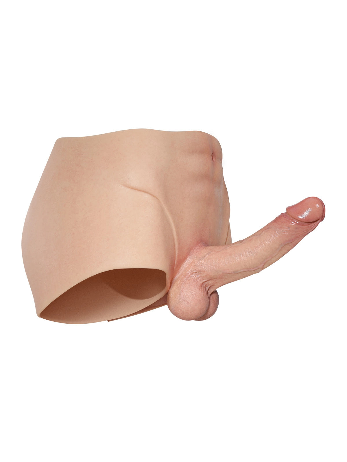 Adrian | Silikon-Strap-On-Höschen mit realistischem Dildo | 18,3 cm