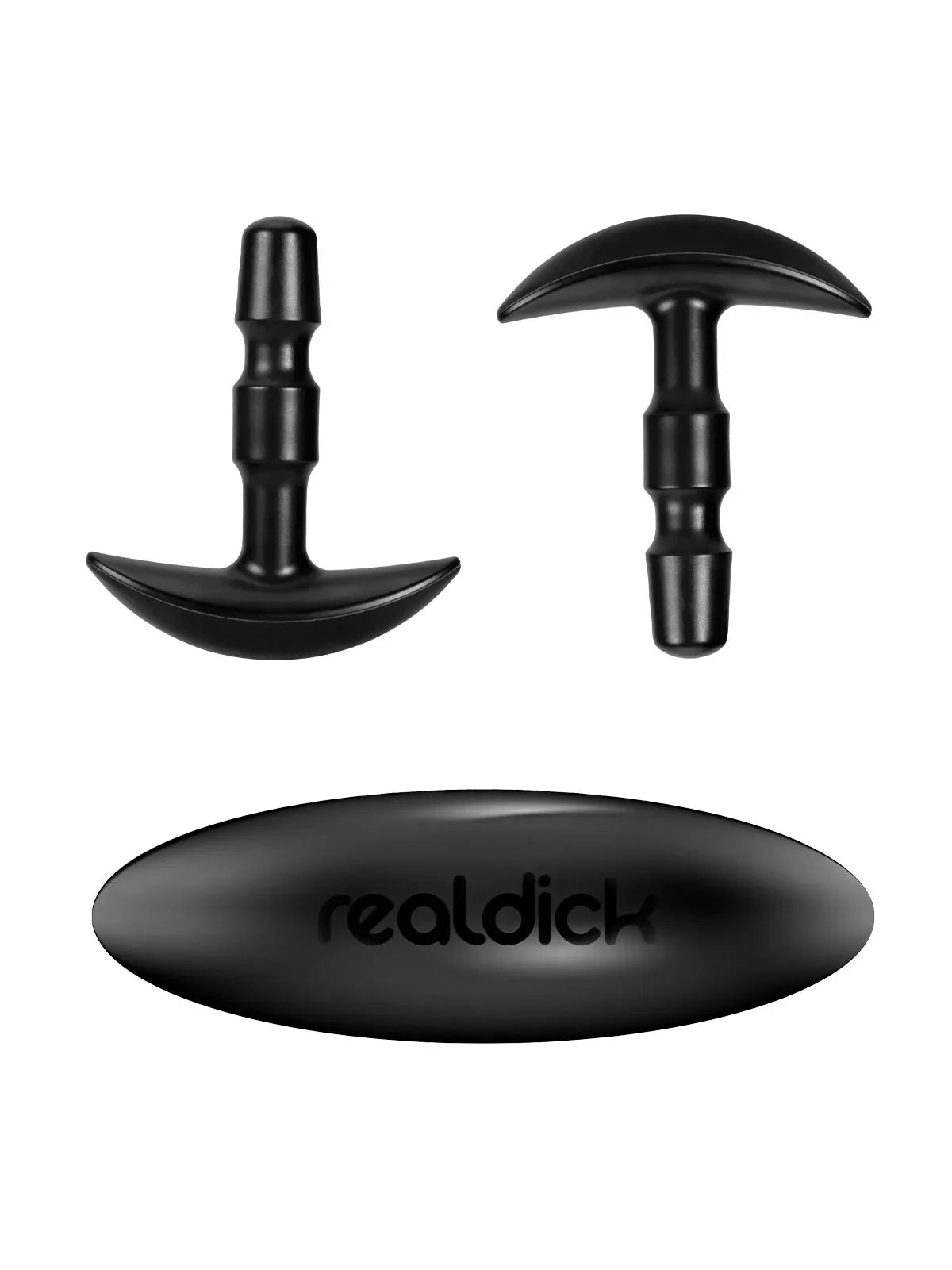 Hermann | Gebogener Dildo mit erhabener Leiste und Vac-U-Lock | 21,5 cm